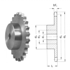 Звездочка цепи ПР-15,875-23 Z=18 d=18